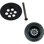 Siyah Lavabo Süzgeci ve Seyyar Süzgeç Çöp Tıkacı - 1 lt