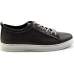 Siyah Leather Erkek Sneaker E01011030843 - Gri Napa