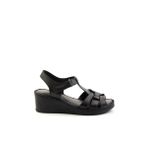 Siyah Leather Kadın Sandalet K05552000503