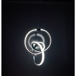 Siyah LED Sarkıt Modern Avize