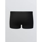 Siyah Loose Fit Pamuklu Esnek Erkek Boxer 3'Lü