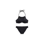 Siyah Makrome Içi Boş Kap Bikini Takım (36)
