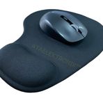 SİYAH Mause Pad Bilek JEL Destekli Mauseped Kaydırmaz Tabanlı Fare Altlığı Mouse Fare Altlığı Ped