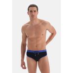 Siyah-Mavi Slip Mayo - XL - Siyah - Mavi