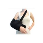 Siyah Medikal Kol Askısı Yastıklı 30 Derece Kol Askısı Ortopedik Rotator Cuff Yırtığı Tamiri