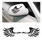 SİYAH MELEK KANADI OTOMOBİL YAN AYNA STİCKER ETİKET CS033