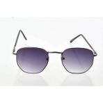 Siyah Metal Çerçeve Cat Eye Güneş Gözlüğü - Moda Gözlük - Renkli