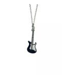 Siyah - Metal Gitar Kolye – 60 Cm Zincir – Rock / Metal Aksesuar