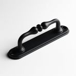 Siyah Metal Kapı Çekme Kolu 12 Cm Dolap Saclı Mobilya Dolap Çekmece Tutamağı Kulp Kulpları