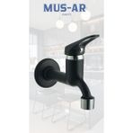 Siyah Mix Musluk Aç Kapa Lavabo Wc Tuvalet Bahçe Musluğu Krom Aç Kapa Garantili