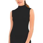Siyah Modal Boğazlı Sıfır Kol Atlet, XL, İM1261-1-198IGP103515