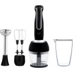 Siyah Nano Cut S El Blender Seti, Pratik ve Şık Mutfak Yardımcı. - Ahşap