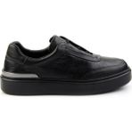 Siyah Napa Hakiki Deri Erkek Sneaker E01347029043