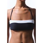 Siyah Nova Straplez Bikini Üstü - 36