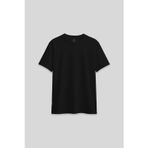 Siyah O Yaka Standart Fit Basic Kadın T-Shirt - 97311