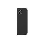 Siyah Oppo Reno 7 ile Uyumlu Kılıf Silikon Rubber Telefon Kılıfı ve Kabı Darbe Emici, İnce ve Yumuşak Dokulu, Kaymaz Tasarım