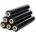 Siyah Palet Streç 17 Micron 300 Metre 6 Adet 1.Kalite