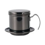 Siyah Parlak Vietnam Tarzı Kahve Filtresi Kupa Bardak Sürahi Paslanmaz Çelik Metal Damla Kahve Fincan Filtre Makinesi Süzgeç Serin Mükemmel Coffeeware (Yurt Dışından) - Renkli - Milk Jugs