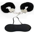 Siyah Peluş Kelepçe Seti - Paket