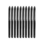 Siyah Pilot Kalem 10 Adet Uniball Air Mikro 0.5 mm Roller Pilot Kalem Uba-188-M Roller Uçlu Likit Mürekkep