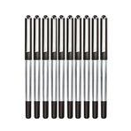 Siyah Pilot Kalem 10 Adet Uniball Eye Mikro 0.5 Mm Roller Pilot Kalem Ub-150 Roller Uçlu Likit Mürekkepli Pilot Kalem
