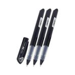 Siyah Pilot Kalem 3 Adet Roller Uçlu Likit Mürekkepli Johnshe 0.5 Mm Pilot Kalem Jp803