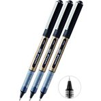 Siyah Pilot Kalem 3 Adet Uniball Eye Broad 1.0 Mm Roller Pilot Kalem Ub-150-10 Roller Uçlu Likit Mürekkepli