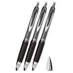 Siyah Pilot Kalem 3 Adet Uniball Signo 207 0.7 mm Roller Uçlu Pilot Kalem Umn-207 Likit Mürekkepli