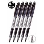 Siyah Pilot Kalem 5 Adet Uniball Air 0.7 mm Roller Pilot Kalem Uba-188-L Broad Roller Uçlu Likit Mürekkepli Pilot Kalem