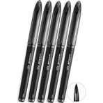 Siyah Pilot Kalem 5 Adet Uniball Air Mikro 0.5 Mm Roller Pilot Kalem Uba-188-M Roller Uçlu Likit Mürekkep Jel Kalem