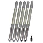 Siyah Pilot Kalem 5 Adet Uniball Eye Fine 0.7 Mm Roller Pilot Kalem Ub-157 Roller Uçlu Likit Mürekkepli Pilot Kalem