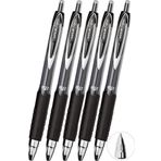 Siyah Pilot Kalem 5 Adet Uniball Signo 207 0.7 Mm Roller Pilot Kalem Umn-207 Likit Mürekkepli Pilot Kalem Jel Kalem