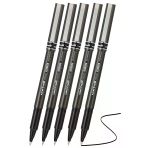 Siyah Pilot Kalem Ub-155 Micro Deluxe 5 Adet Uniball Pilot Kalem 0.5 Mm Roller Uçlu Pilot Kalem İnce Uçlu Likit Mürekkep
