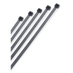 Siyah Plastik Kablo Bağı, 3.6x370 mm, 100 Adet Paket, Cırt Kelepçe