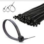 Siyah Plastik Kablo Bağı Plastik Kelepçe 4,8MMX38CM 100 Adet