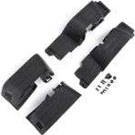 Siyah Plastik Ön ve Arka Çamur Flaps Çamurluk 1/10 Rc Paletli Araba Eksenel SCX10 Iı 90046 90047 Yükseltme Parçaları (Yurt Dışından)