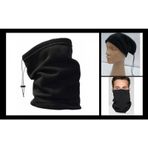 Siyah Polar Boyunluk Bere Unisex