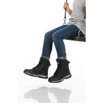 Siyah Polarlı Unisex Çocuk Düz Bot