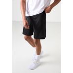 Siyah Polyester Kalın Yumuşak Comfort Fit Erkek Şort - 81271