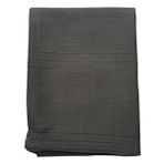 Siyah Polyester Kumaş Çizgi Masa Örtüsü 160*220 cm