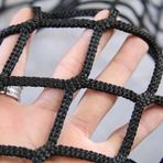 Siyah Polyester Mağaza Ayırma Ağı Düğümsüz Düşmeye Karşı Koruma Hamak Ağı Balkon Merdiven Güvenlik Ağı 7M x 7M Dış Mekan Çit Ağı Bahçeler ve Oyun Alanları için İdealdir.