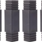 Siyah Profil Için Universal Plastik Ara Bağlantı Takozu 147 Mm 4 Adet 40x40