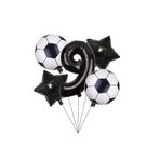 Siyah Rakam Folyolu Yaş Balon Set, 9