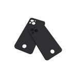 Siyah Reeder S23 Pro Max ile Uyumlu Kılıf Silikon Rubber Telefon Kılıfı ve Kabı Darbe Emici, İnce ve Yumuşak Dokulu, Kaymaz Tasarım