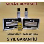 Siyah Renk 5li Set Kumaş Boyası Sabitleyici-Kalıcı Için Sirke-Parlaklık Için Iyotuz Tuz-2 Poşet Boya
