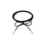 Siyah Renk Kadın Süet Bağcıklı Choker Kolye BS0650