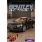Siyah Renkli Bentley Continental GT 1/24 Diecast Koleksiyon Maket Model Araba CHE ZHİ