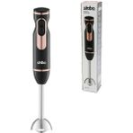 Siyah - Rose Gold Çubuk El Blender Çelik Uçlu Dc Motor - 400W SHB-7513 (4887) - Ahşap