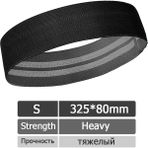 Siyah-S Tarzı Skdk Glute Band Döngü Pamuk Kalça Direnç Bantları Vücut Geliştirme Ganimet Fitness Ekipmanları Ağır Hizmet Egzersiz Bantları Yoga Squat Sport (Yurt Dışından) - 1 Adet - Renkli