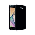 Siyah Samsung Galaxy J7 Prime ile Uyumlu Kılıf Silikon Rubber Telefon Kılıfı ve Kabı Darbe Emici, İnce ve Yumuşak Dokulu, Kaymaz Tasarım